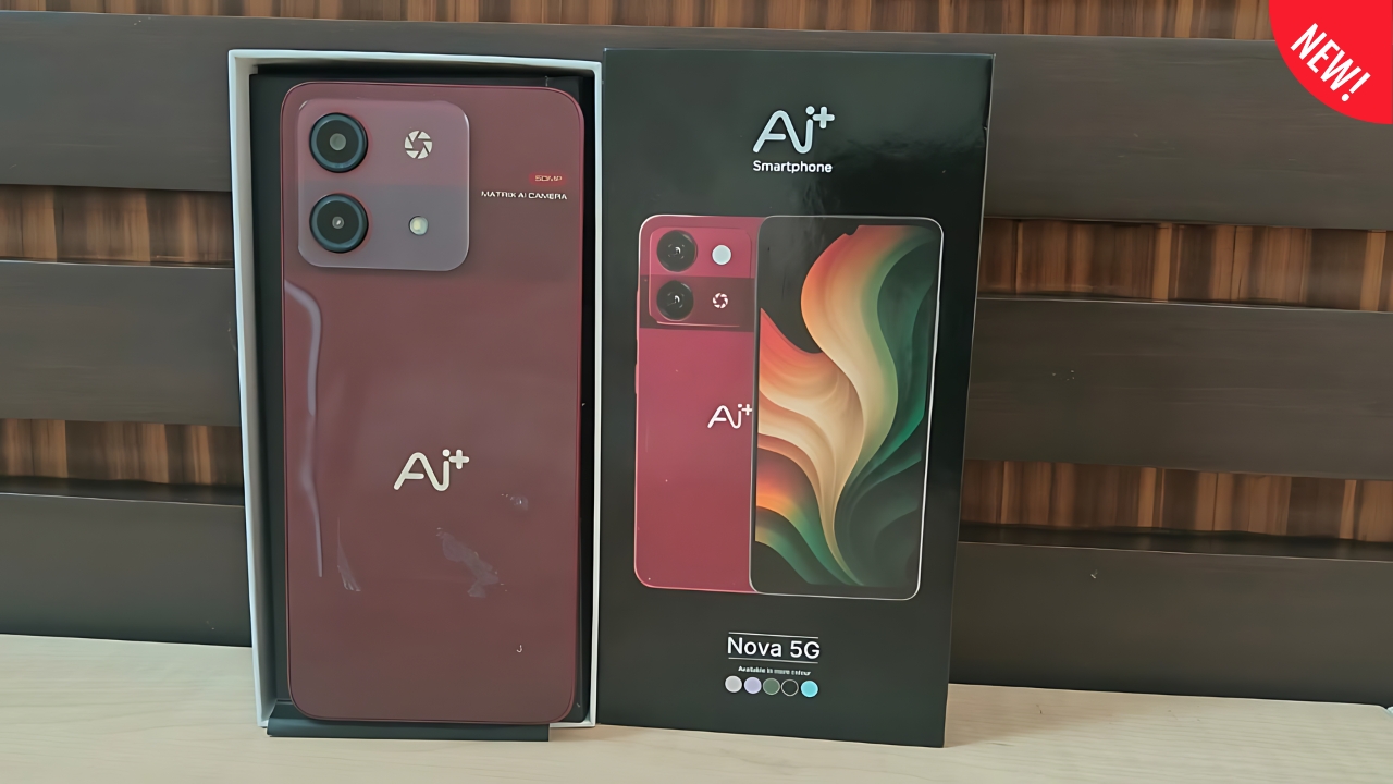 Ai+ Nova 5G Revealed – Stylish 5G Phone with 8GB RAM & Efficient Performance