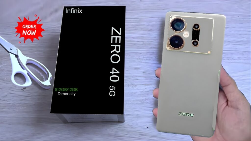 Infinix Zero 40 Unveiled – 12GB RAM, 144Hz AMOLED Display & 4K 60FPS Recording