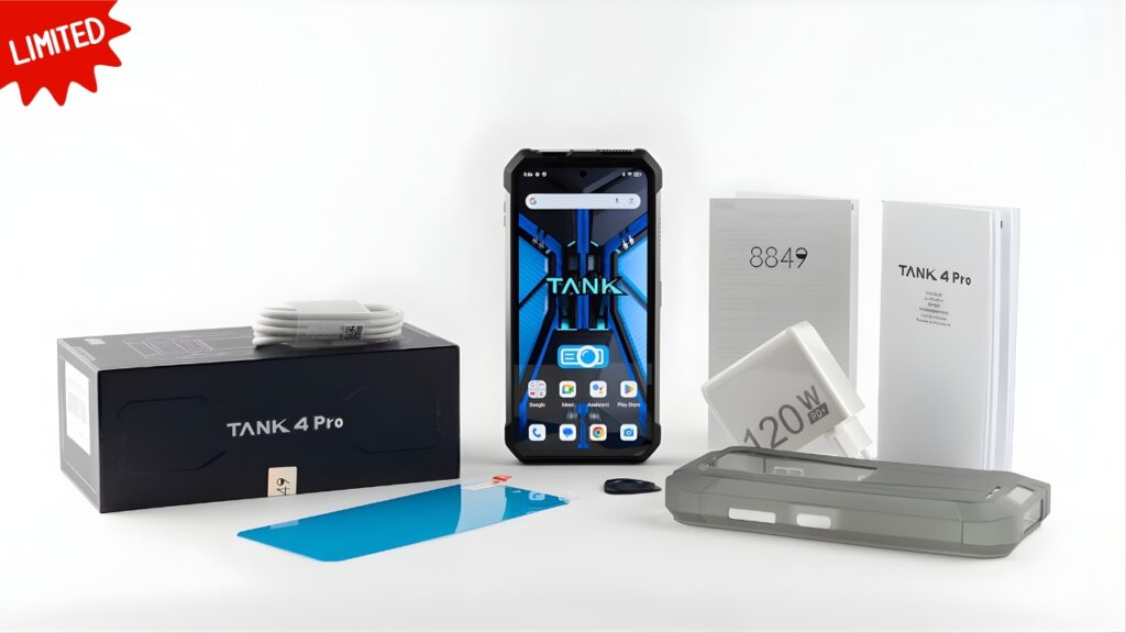 Unihertz Tank 4 Pro 5G Unveiled – Massive 11600mAh Battery with 50MP + Night Vision Camera